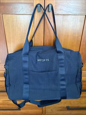NetJets  Navy Travel Duffel Bag – Weekend Carryall